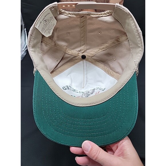 Vintage Ducks Unlimited Snapback Hat One Size Tan Embroidered - Picture 5 of 6